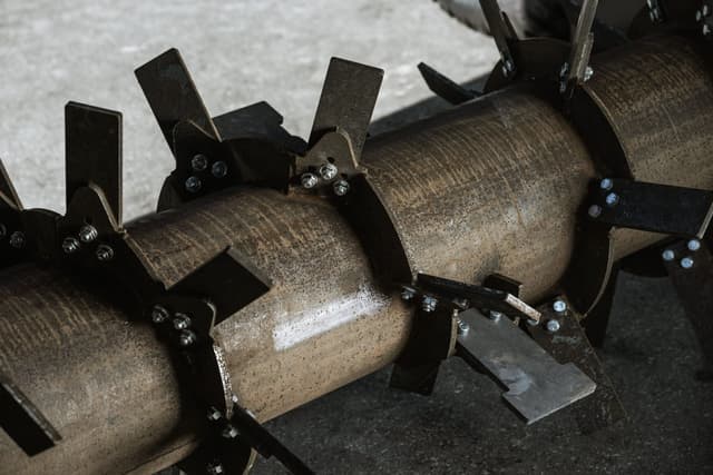 Hardox szerszámokkal szerelt rotor